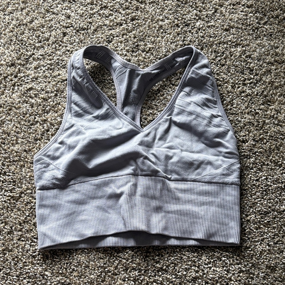 Stylish Gray Sports Bra for Women